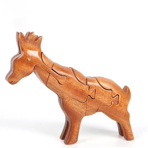 Giraffe Handmade 3D Wooden Puzzle